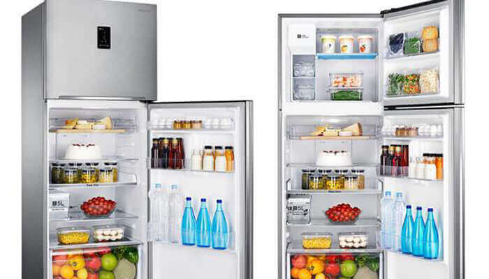 Tủ lạnh-thiết bị gia dụng giúp mọi người tiết kiệm thời gian nấu nướng, đi chợ.