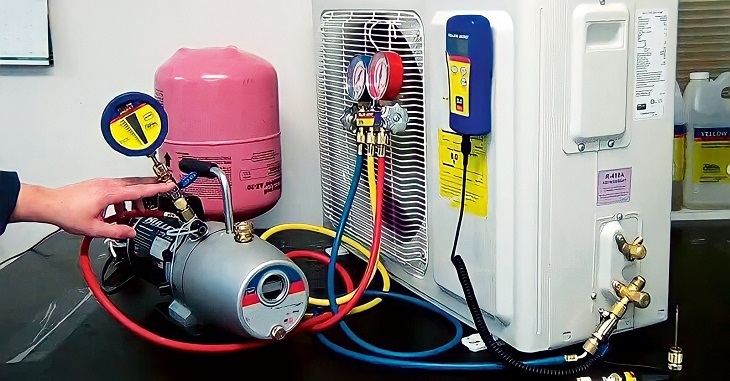 Sửa máy lạnh xì gas - cách nhận biết giàn lạnh bị xì gas nhanh chóng
