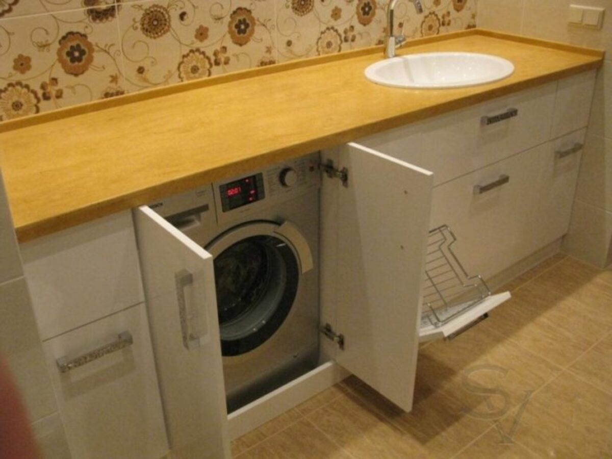 vị trí lắp đặt máy giặt