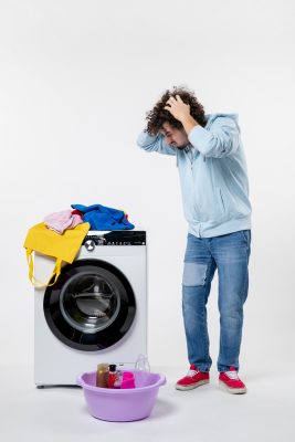 sửa máy giặt khi máy giặt không thoát được nước